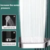 Xiaomi 13cm Large Panel 3Modes Adjustable Home Shower Head  High Pressure Massage ShowerHead Filter Element Bathroom Accessories 4