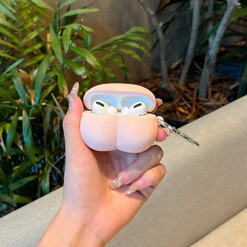 

3D Play Tricks Headphone Cover Strap Pendant Cat Rabbit Cartoon Cute Design Translucency for Iphone Airpods1 2 3 Airpods Pro 1 2