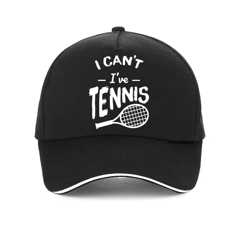 

I Cant I Have Tennis Sports Funny Baseball Cap Summer Cool Ventilation Golf Snapback Hat Men Adjustable Tennis Athletes Hats