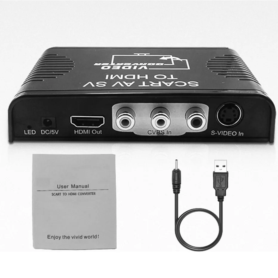 S- AV Scart to HDMI  ó 3 in1 S- RCA Scart in to HDMI    ,   ġ ̺ 
