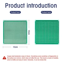 1PC 10x10 10x15 10x22 12x18cm Single Side PCB Prototype Board Printed Circuit Board DIY Universal PCB 10*10 10*15 10*22 12*18 - Image 2