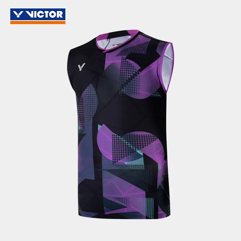 Victor T-shirts sport Jersey clothing sportswear badminton sleeveless for men women tops LEE Zii Jia