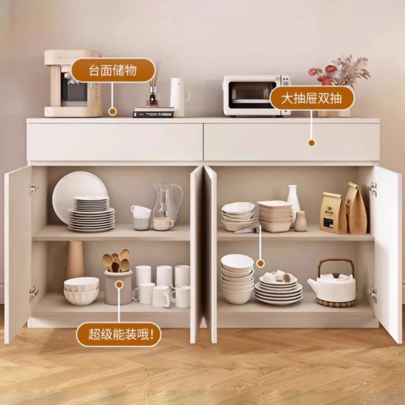 Modern Cream Style Sideboard Cabinet Modern Luxury Living Room et Sideboard Easy Storage Kitchen Furniture Vitrina FYSC