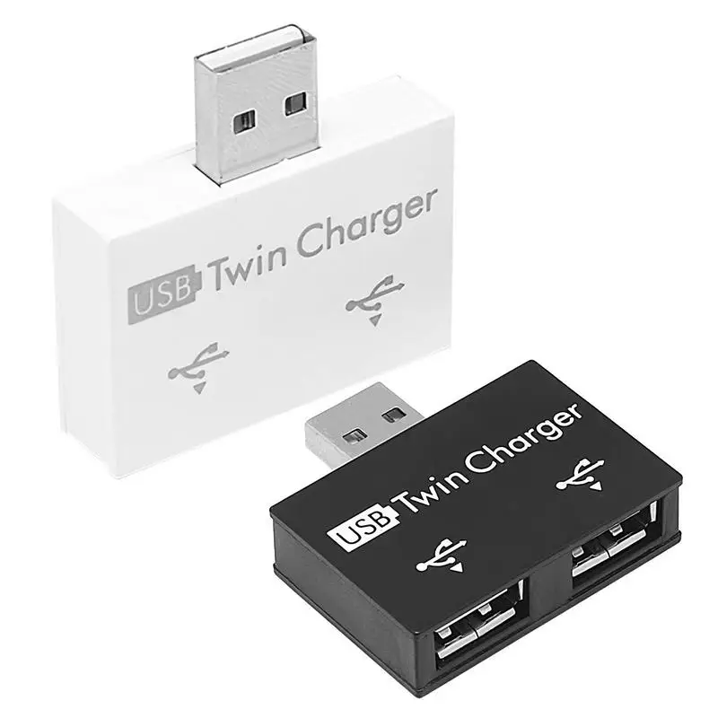 

2 Port USB Hub Phone Multi-Port Charging Converter Easy to Carry Charging Expansion High Quality Tool for Home School Accessory