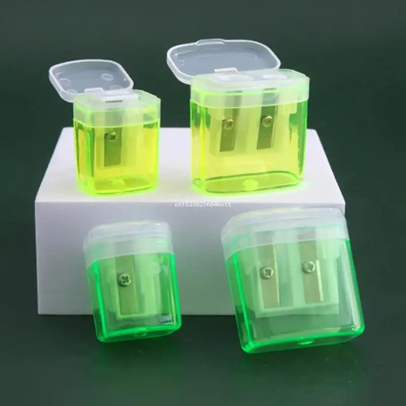 소년 소녀 학생 생일 크리스마스 선물 가방 필러, 더블 홀 숫돌 Dropship에 대 한 12Pcs 단일 구멍 연필 깎이