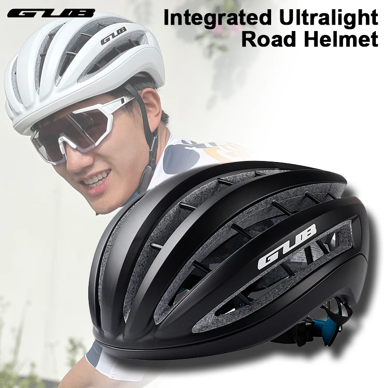 

GUB Road Cycling Helmet 33 Air Holes Breathable Bike Helmet Integrated Sturdy Anti-collision Safe Bicycle Helmets for Man Women