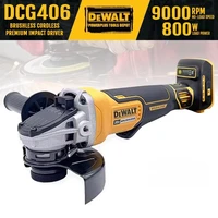 Dewalt DCG406 125MM Brushless Angle Grinder 9000RPM Cordless Cutting Machine Impact Polisher Machine 20V Rechargeable Power Tool 1