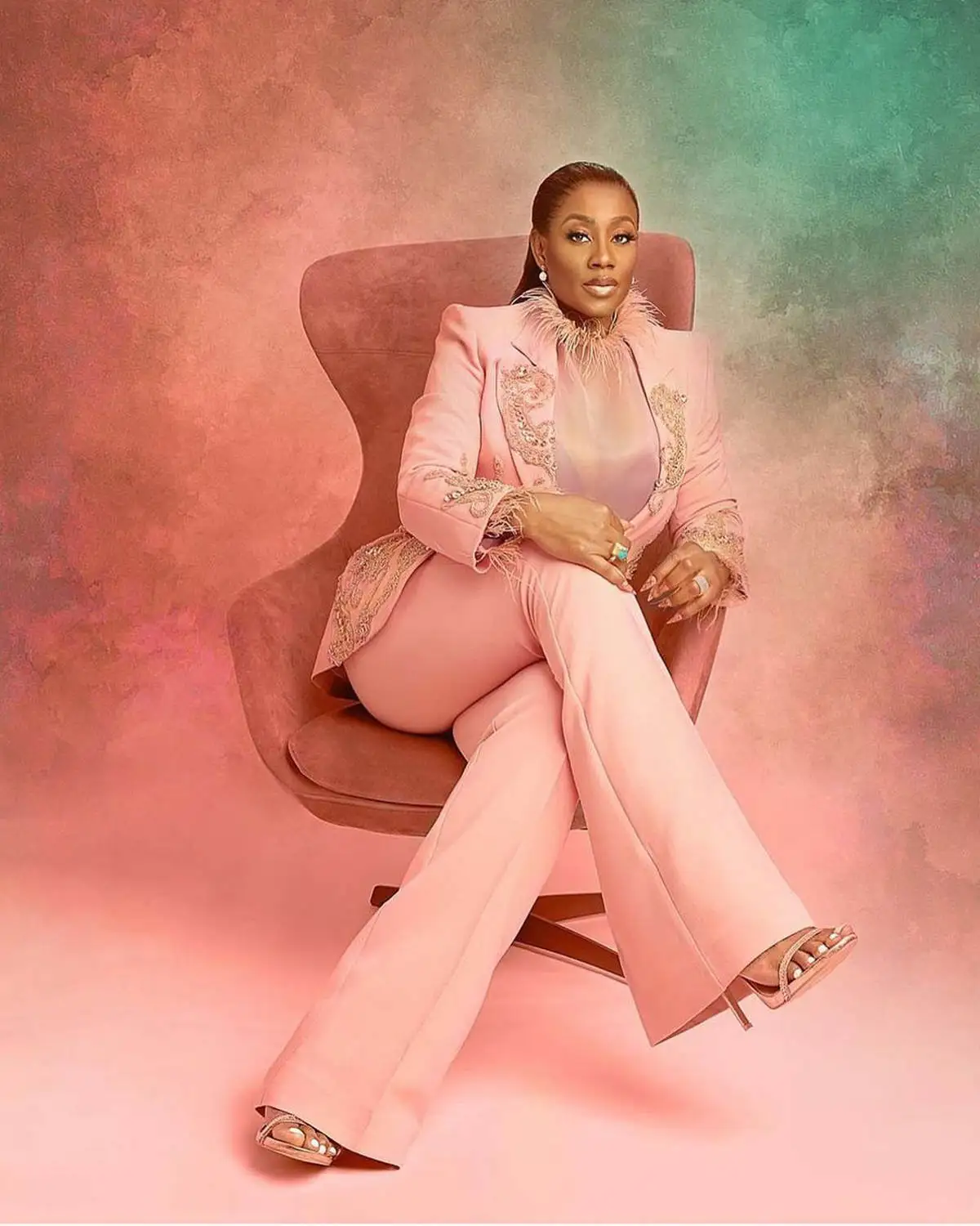 Women Party Dresses women suit pants set Plus Size Africa Women Jacket Pants Suits Beads Crystal Applique Pocket Blazer Sexy Party Prom Gown 2 Pieces Set