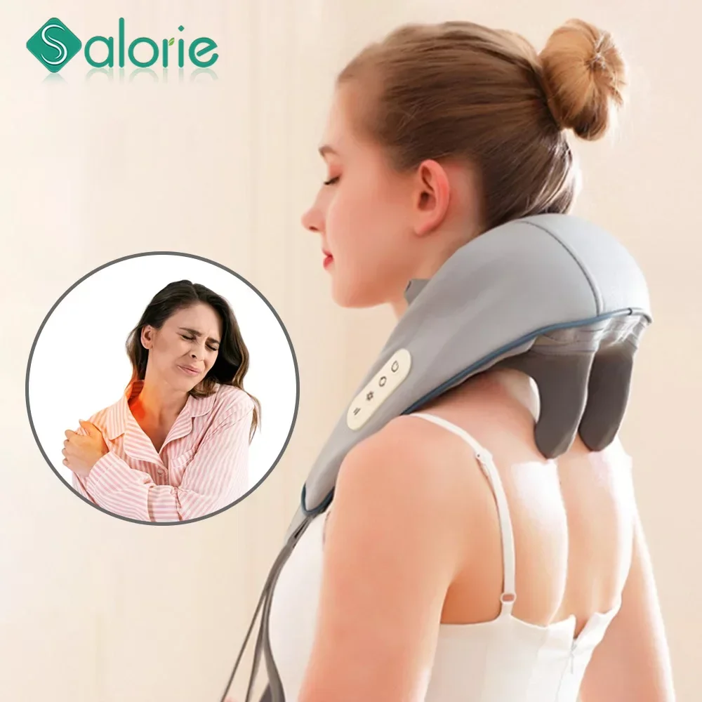 

Neck and Shoulder Massager Massage Shawl Electric Kneading Multifunctional Back Massager Massaging Multiple Parts of the Body