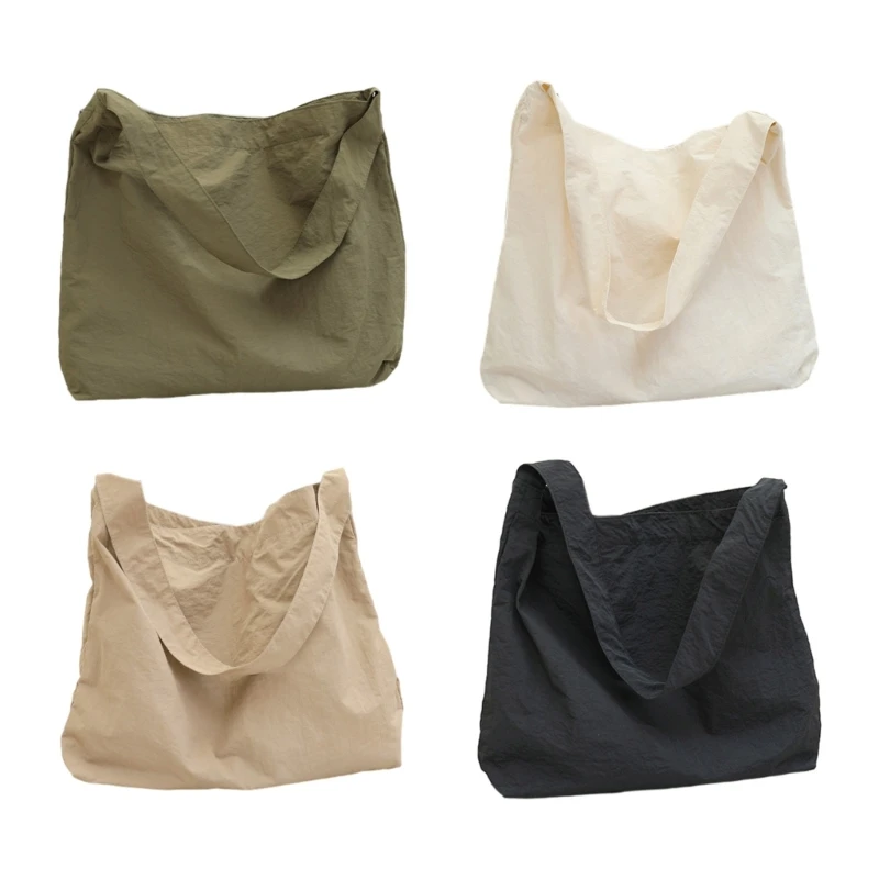 

Crossbody Bags for Women Postman Bag High School Men Simple Messenger Bag Large Capacity Fashion Nylon Shoulder Bag