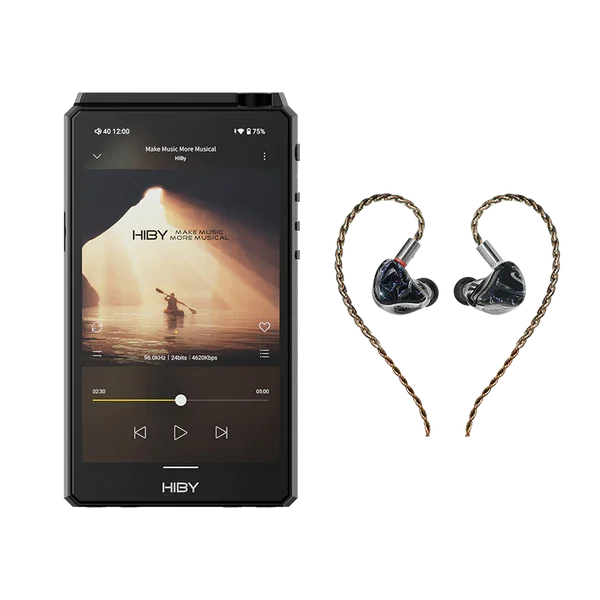HiBy R6 Gen III Lettore Audio Portatile – WiFi, MQA, Bluetooth, USB-C, 3° Gen (Argento, Usato)