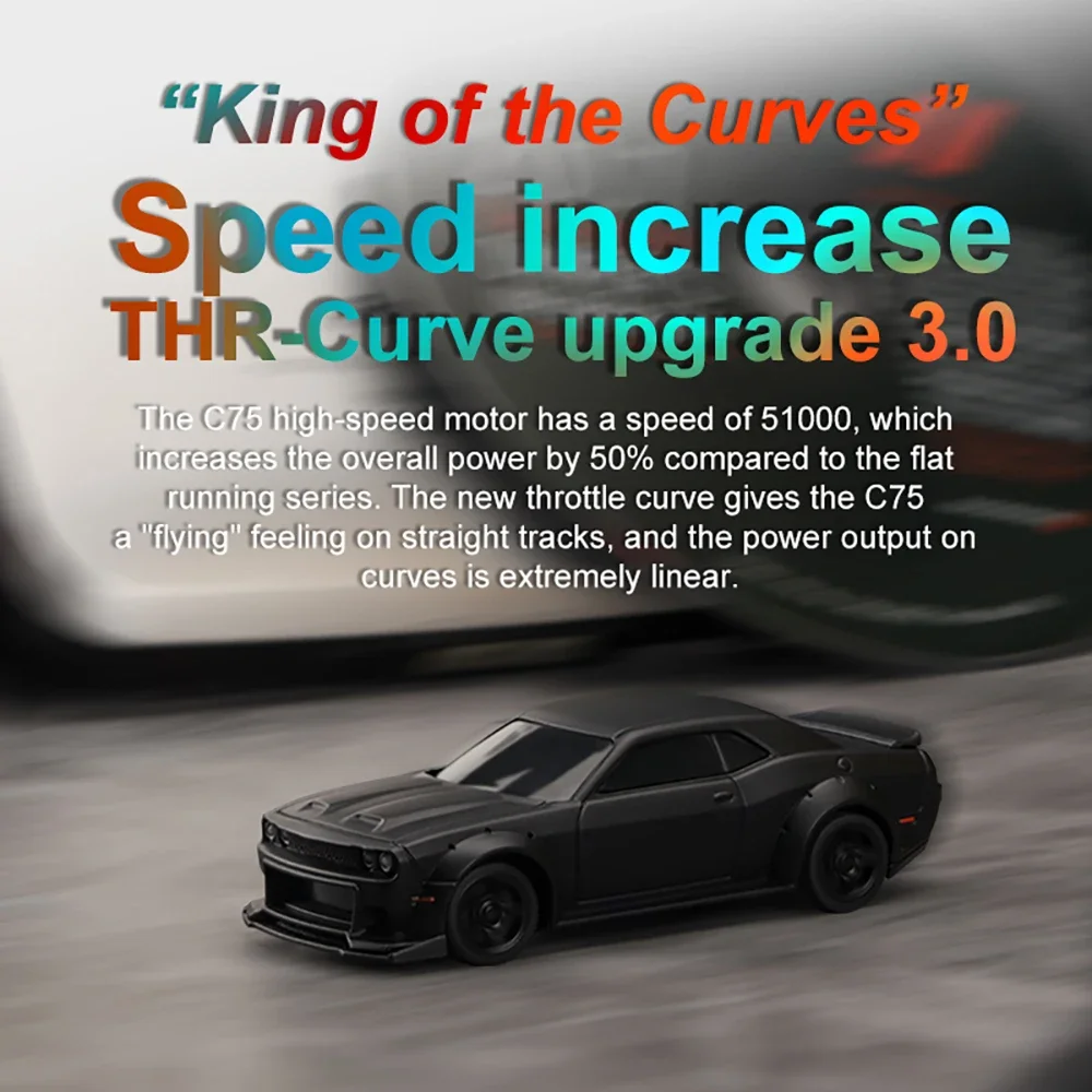 Turbo Racing C75 1/76 MINI RC Electric Remote Control Model On-Road Car Adult Children's Desk Toys 4