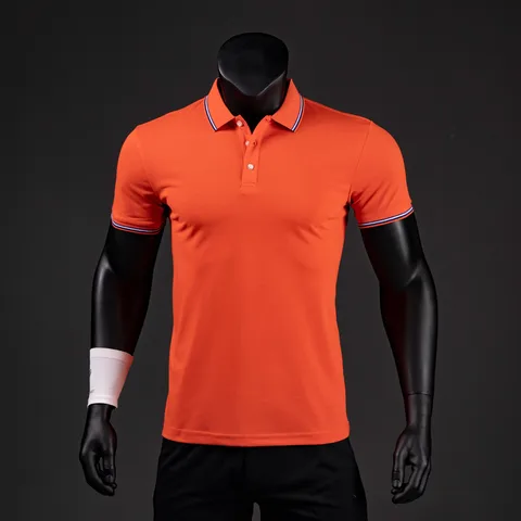 Men Casual Polo Shirts Khaki Turn-down Collar Short Sleeve Zipper Design Tops Harajuku Men's Streetwear Men's Fashion