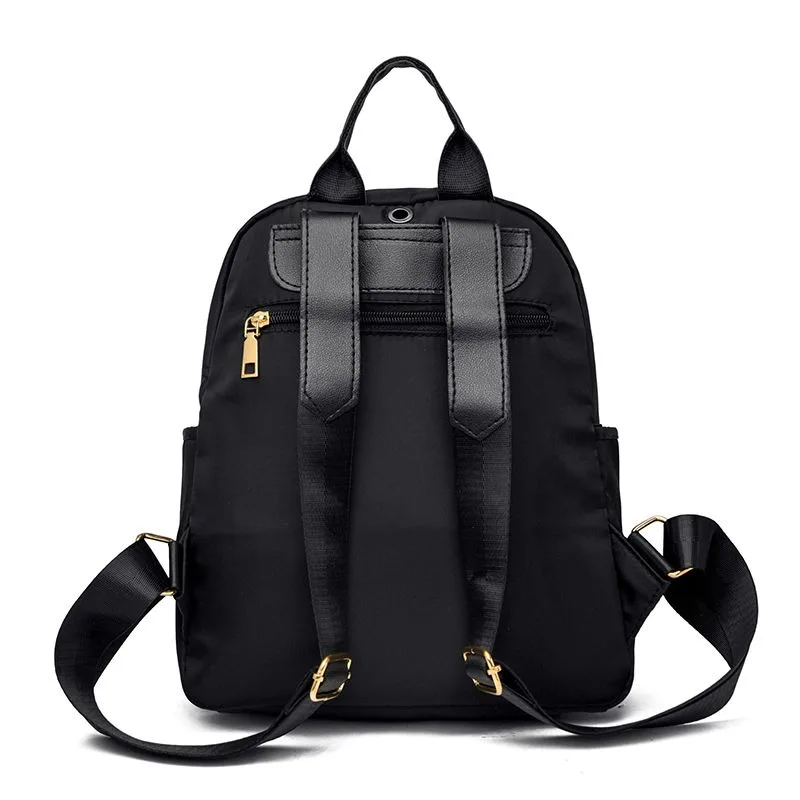 2023 New Oxford Cloth Backpack Women Fashion Joker Ladies Backpacks Travel Large-capacity Korean Rucksack Solid Color Schoolbag