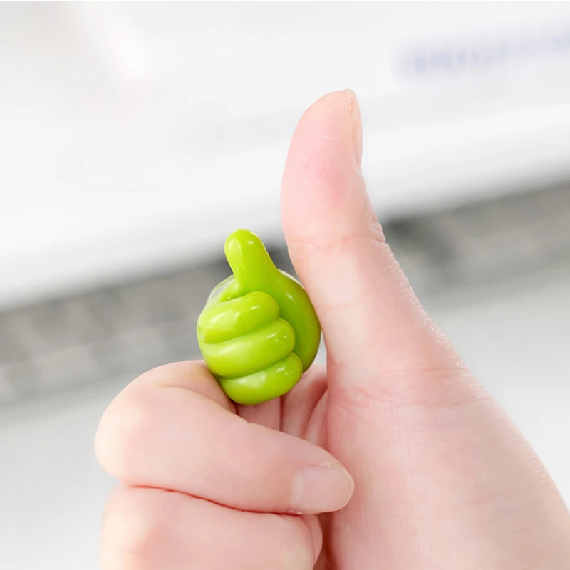 Description Picture 6 of item1/2pc Hand-shaped Holder Glasses Power Cord Charging Line Racks Self Adhesive Mini Hook Car Storag Organizer Gadget Decorations