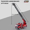 HUINA RC Plastic 9CH Fire Truck 1/18 1361 Finished Aerial Ladder Remote Control Spray Car Painted Model Toy For Boy Gift TH23243 5