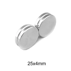 Powerful Round Magnets, 25mm x 4mm, - 25x4mm (30PCS)