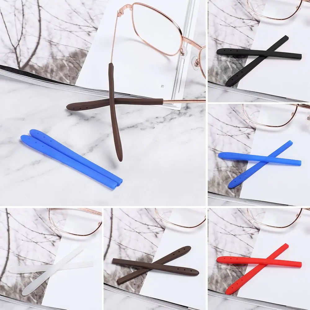 5 Paar rutsch feste Brille Beins ätze Silikons pitze Ohr griff Schläfen haken für Brillen brillen halter Sport – Detail 1