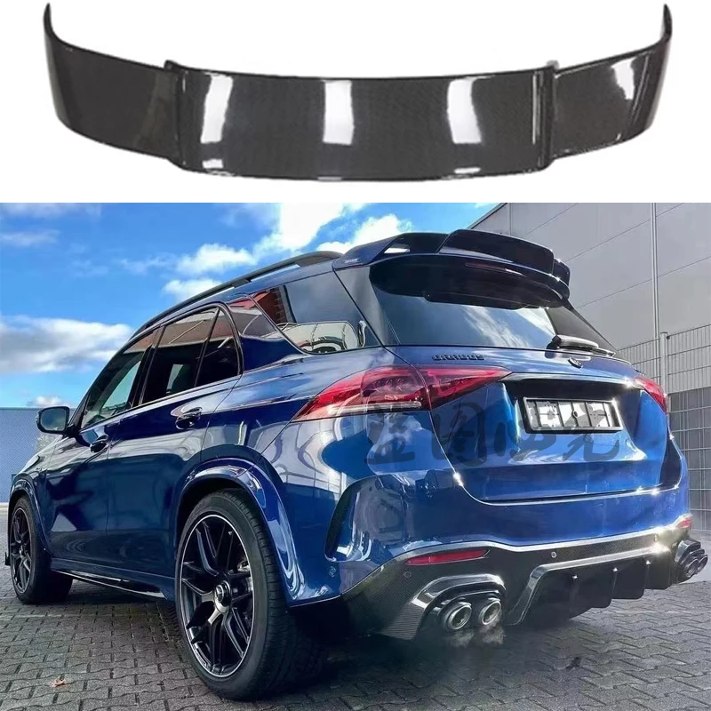 

For2020 2021 2022 2023 2024 Mercedes-Benz GLE Grade ML-Class W167 B Style Spoiler Carbon Fiber Kodified Roof Spoiler