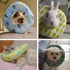 Adjustable Cat Recovery Collar, Cute Cat Donut Collar, Soft Cone Collars for Cat, Wound Healing Protective Cone After Surgery 4