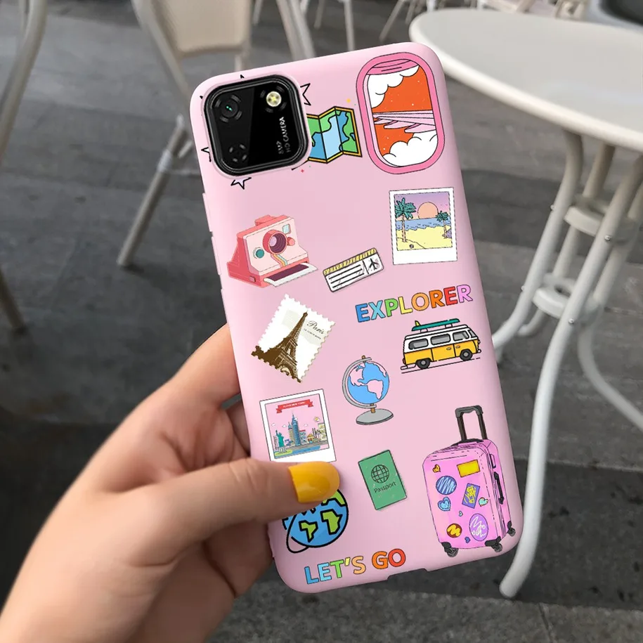 Moon Leopard Cartoon Soft Phone Case - Stylish Bumper Cover