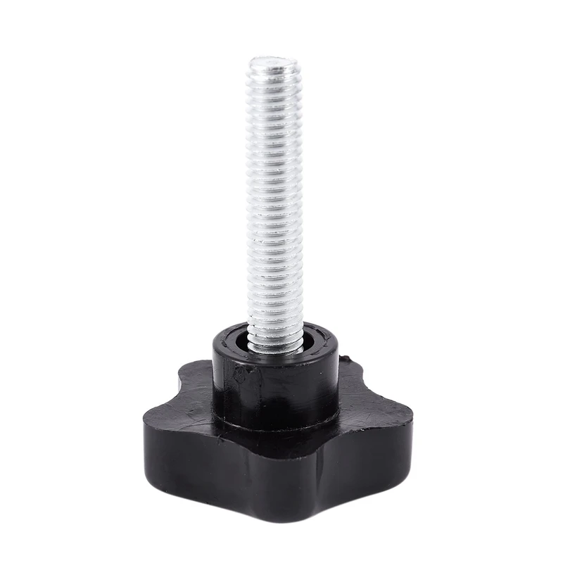 2X M8 X 40Mm Screws Star Head Wing Screw Clamp Knob Handle Black