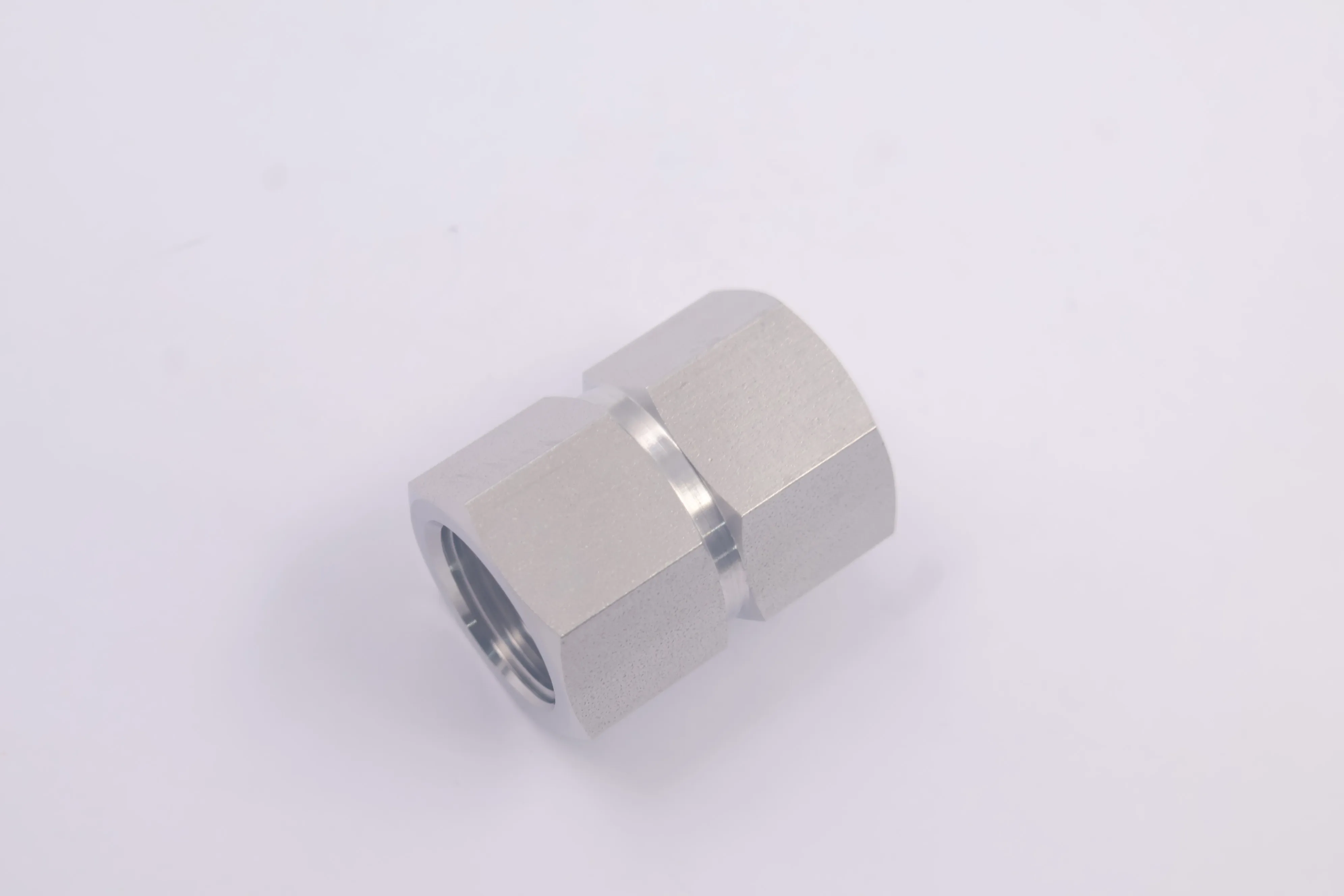 SS-8-HCG-RT, Stainless Steel Pipe Fitting, Hex Coupling, 1/2 in. Female ISO Tapered Thr