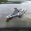 RC Ship Warship Aircraft Carrier Frigate Battleship Cruiser Mini Children's Electric Charging Boy Water Toy Boat 1