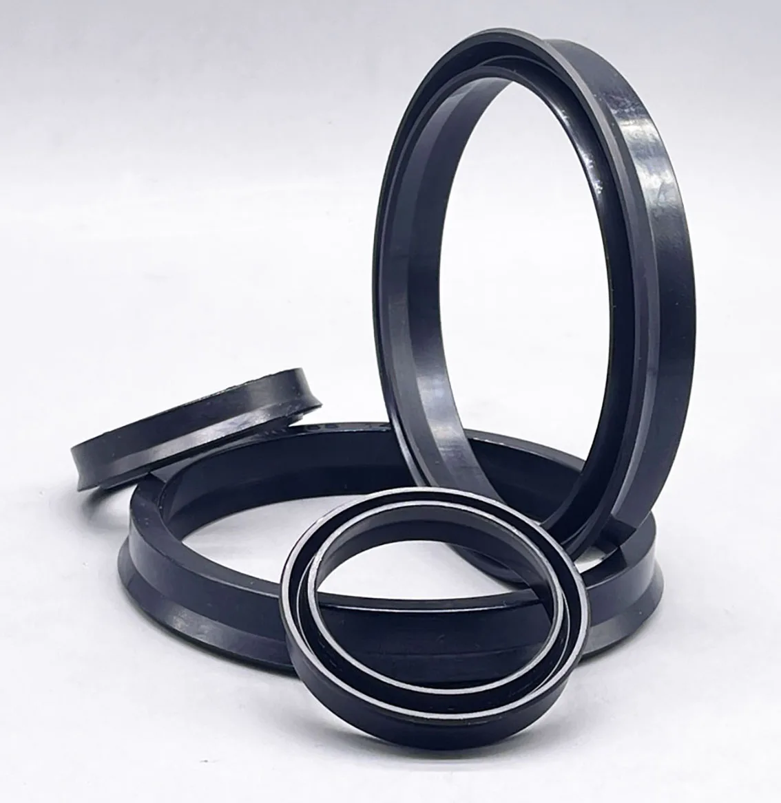 Black NBR Hydraulic Cylinder Oil Sealing Ring Thickness 8/10/14/18/24mm YXD/ODU/Y/U Type Sealing Ring Gasket For Hole