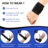 1Pc/2Pcs Sports Wrist Strap For Weightlifting Badminton Volleyball Fitness Tendon Sheath Protection Compression Wrist Strap 4