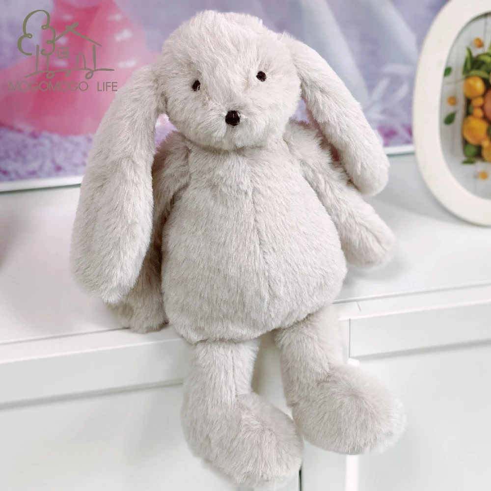 Luxury 28cm Bunny Rabbit Animals Plush Toys for baby Stuffed Toys Sleeping Appease Cuddle Toy Newborn Long Ear Cotton Rabbit