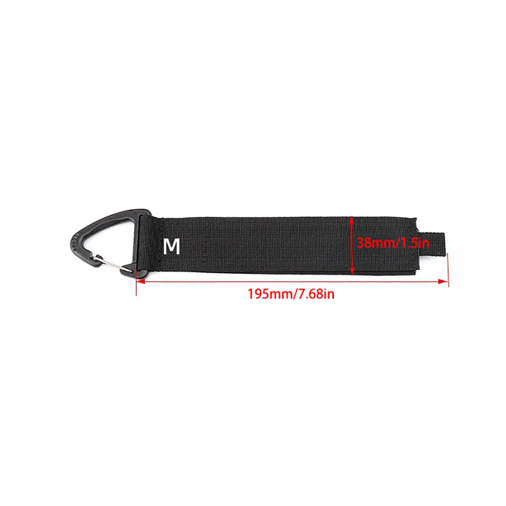 Nylon Heavy-Duty Cord Organizer Straps with Triangle Buckle - Cable and Hose Management Solution