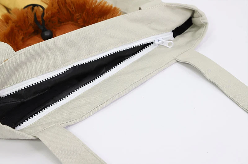 Sac à Main en Toile design Tigre pour Chat et Petit Chien