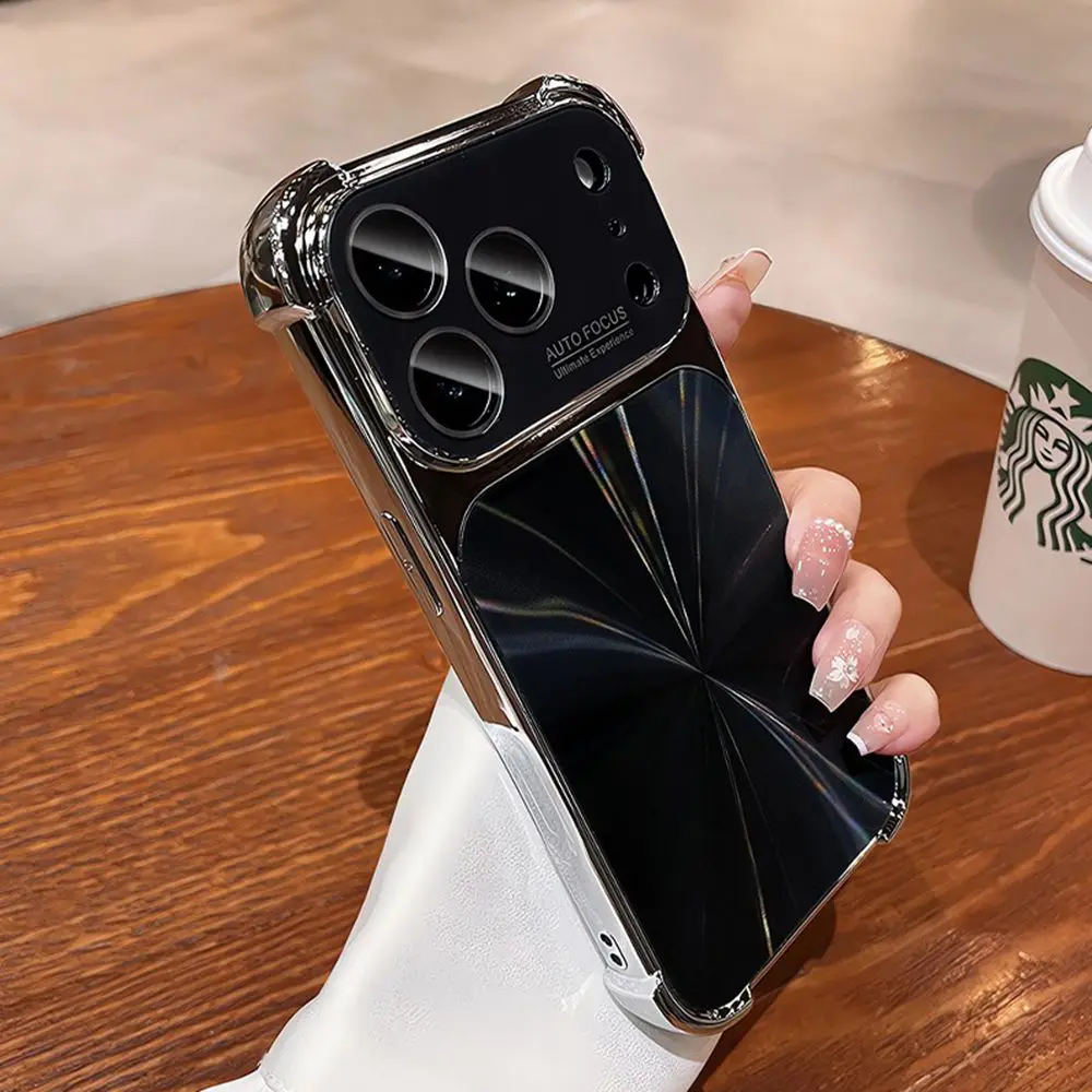 Aurora Laser Shockproof Luxury Plating Bumper Case