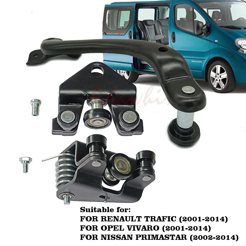 

Guide Roller Sliding Door right Fit for Renault Trafic II Opel Vivaro Nissan Primastar 7700312012 7700312372 77002370