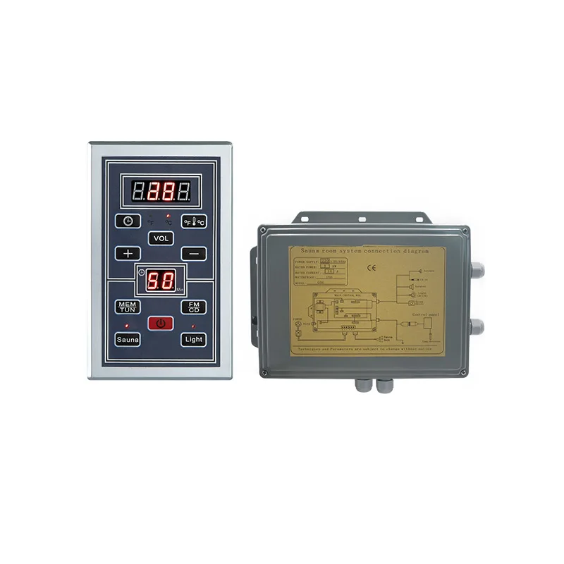 

sauna control panel and control box steam room controller switch panel