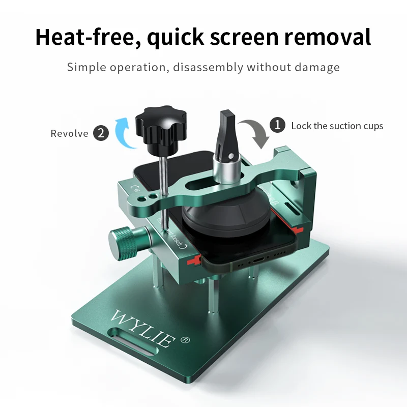 Wylie 4in1 LCD Screen Separator For Mobile Phone Rear Glass Removal Clamp Pressure Maintaining Camera Repair Fixture Clamp Tools