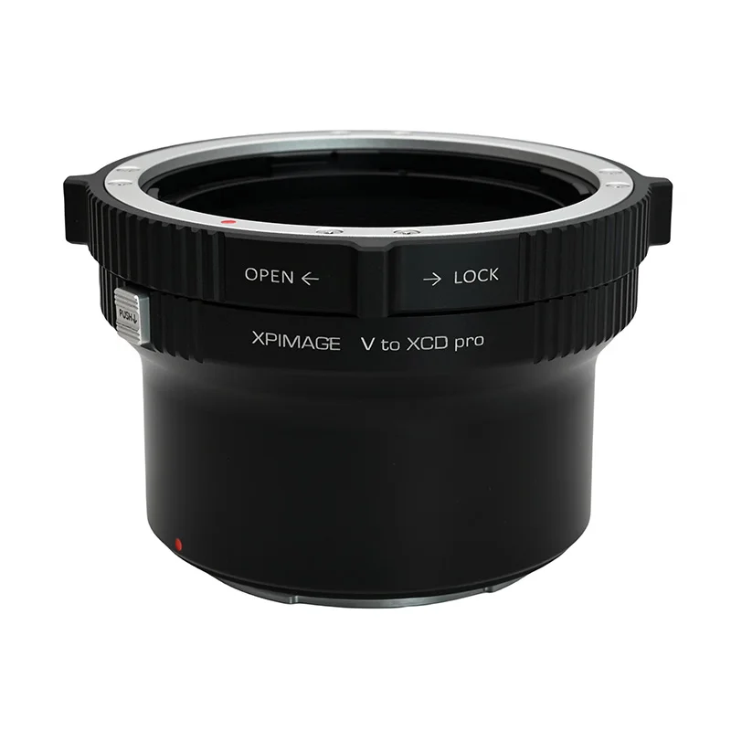 Xpimage Hv-Xcd Adattatore Di Blocco Dell'Obiettivo Con Messa A Fuoco Manuale Per Obiettivo Hasselblad V Per Fotocamera Con Montaggio X Hasselblad X1D/