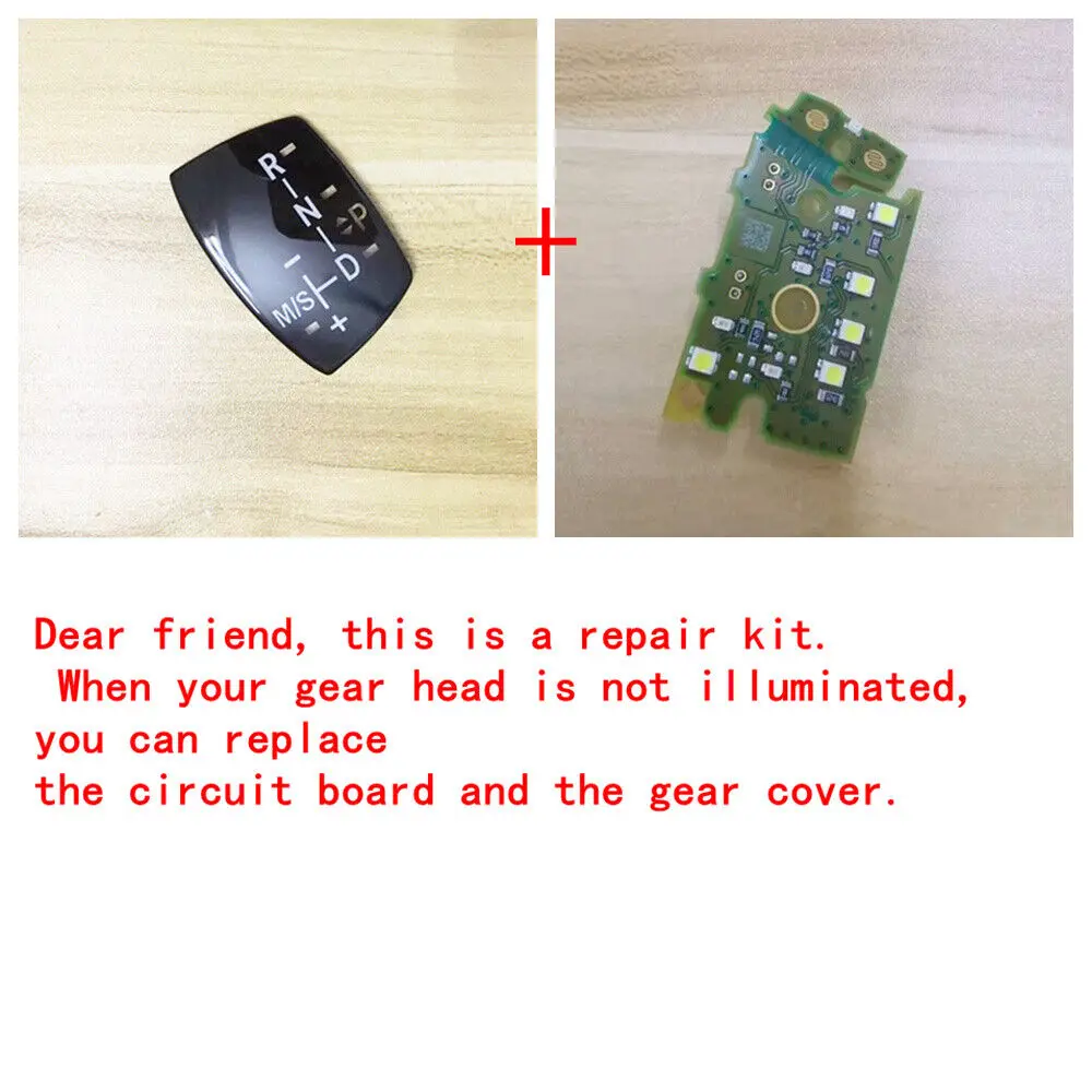 

WXZOS Gear Shift Knob Panel w/LED Circuit Board Repair for BMW 2 3 5 6 7' X3 X4 X5 X6