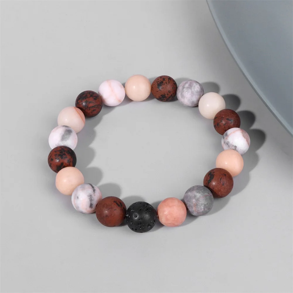 Bracciale Boho a strati: una sinfonia di pietre preziose colorate