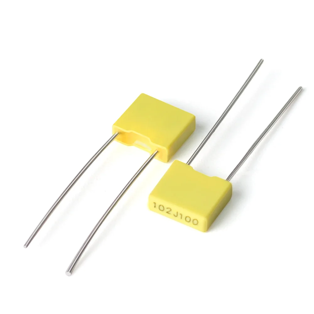 

100PCS 100V Correction Capacitance 102J 1nF 152J 1.5nF 332J 3.2nF 472J 103J 333J 473J 104J 224J Polypropylene Film Capacitor