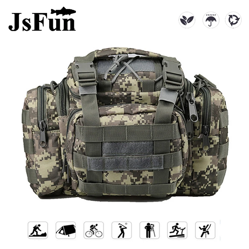

Military Tactical Bag Multifunctional Fishing Gear Bag Luya Bag Outdoor Shoulder Bag Waterproof Camping Camera Bag Pesca