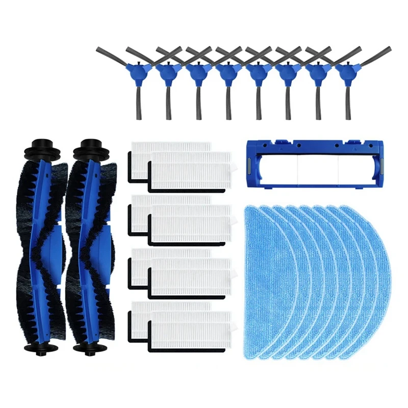 Cubierta de cepillo lateral principal para Conga 2290 Ultra Series/Home X/Absolute/Ultimate, filtro Hepa, paños de fregona, piezas de repuesto de plástico