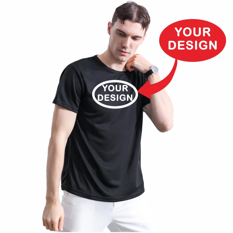Personalized Quick Dry Custom T-shirt with Logo