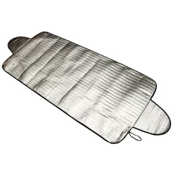 Universal Car Sunshade and Weather Protector - All - Season Windshield Cover (Silvery)