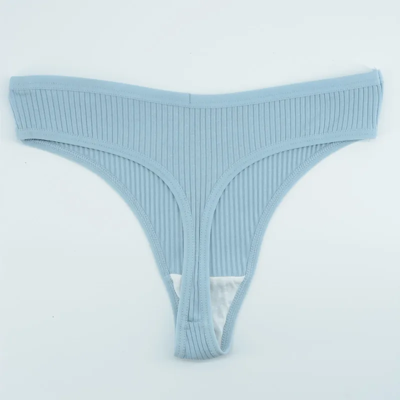 5 PCS/Set Women\'s Cotton  Panties Seamless Thong Waist Female Striped Underwear SexyBikini Briefs Comfortable Lingerie  Clothing