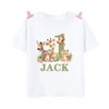 Personalized Birthday Shirt 1-9 Years Shirt Wild Tee Boys Jungle Party T-shirt Safari Animal with Name Clothes Kids Gifts Tops 4
