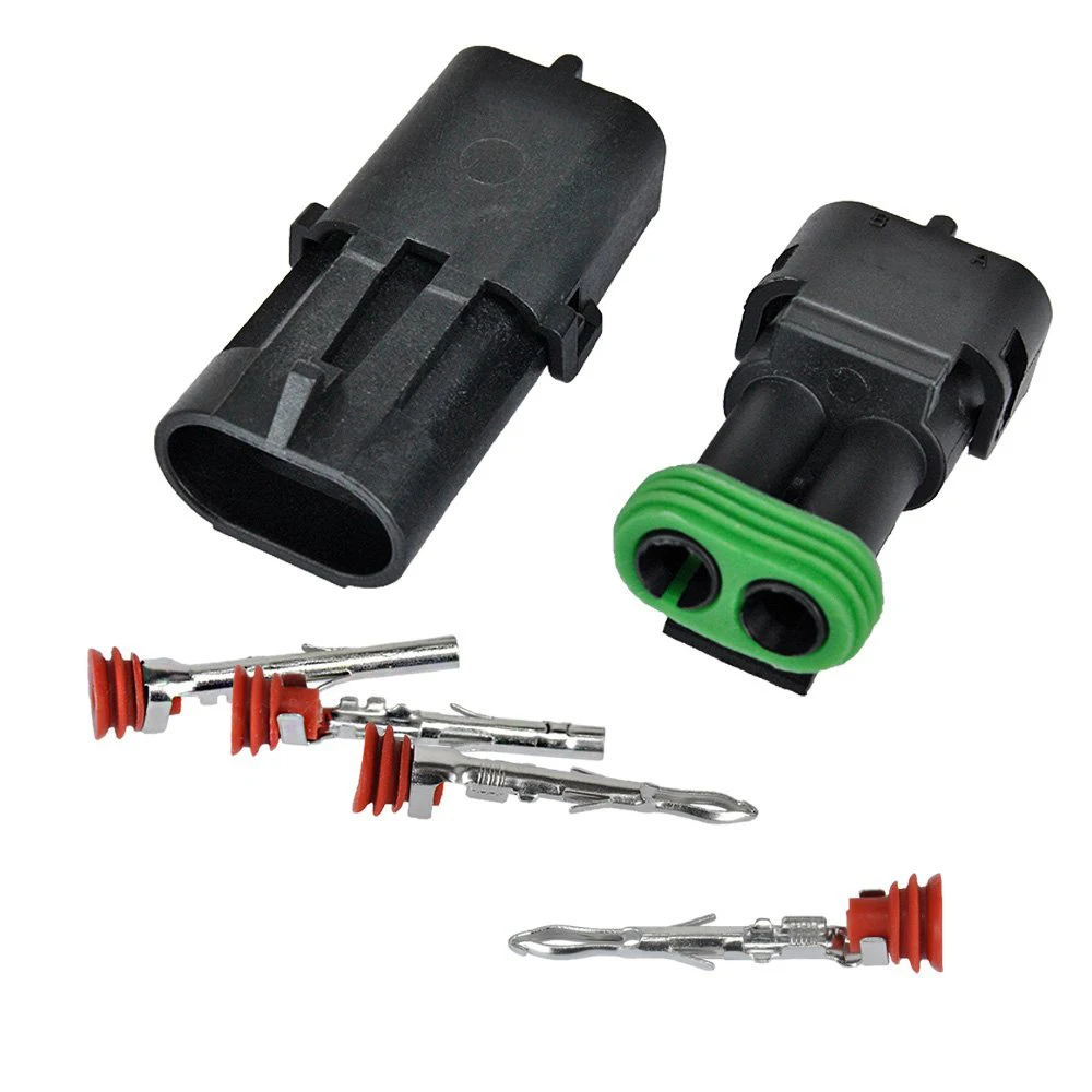 2.5 Serie Wasserdichter Automobilsteckverbinder 1/2/3/4-polig Stecker und Buchse Haltech MAP TPS Kabelverbinder für 20-14 AWG – Detail 7