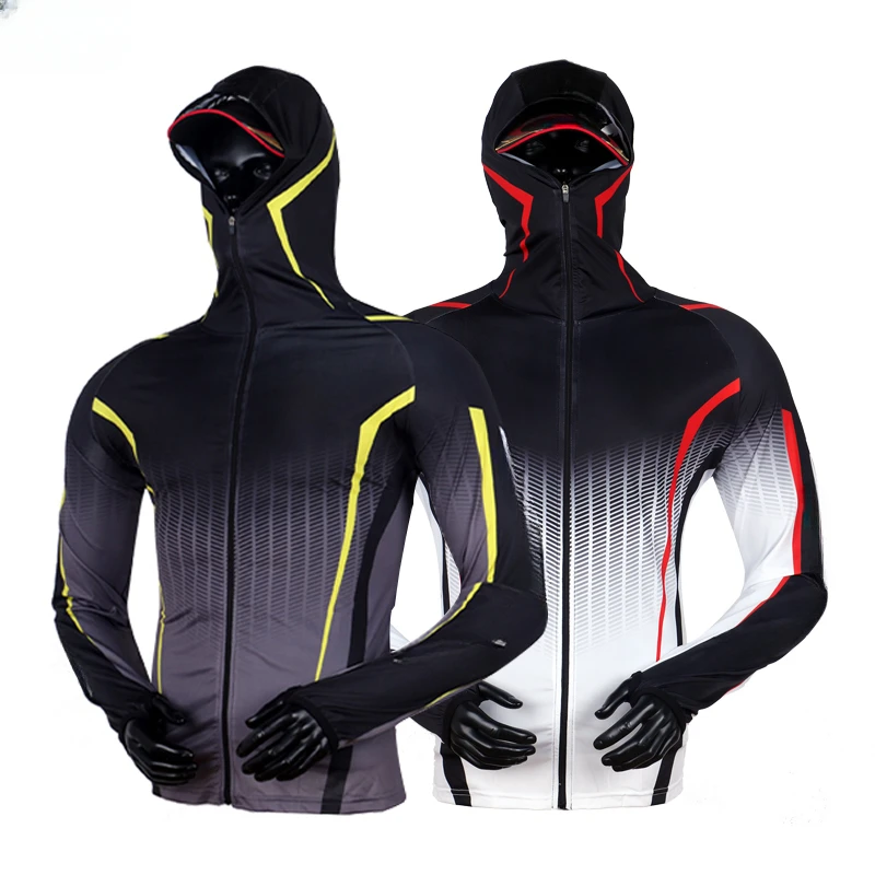 Professional Fishing Shirt  Anti-UV Sunscreen Sun Protection Face Neck Fishing Clothing Breathable Quick Dry Fishing Clothes