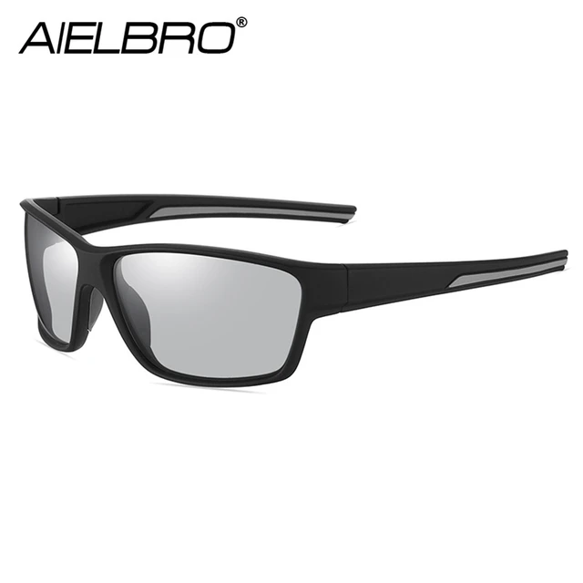 AIELBRO Photochromic Cycling Glasses for Men Polarized Cycling